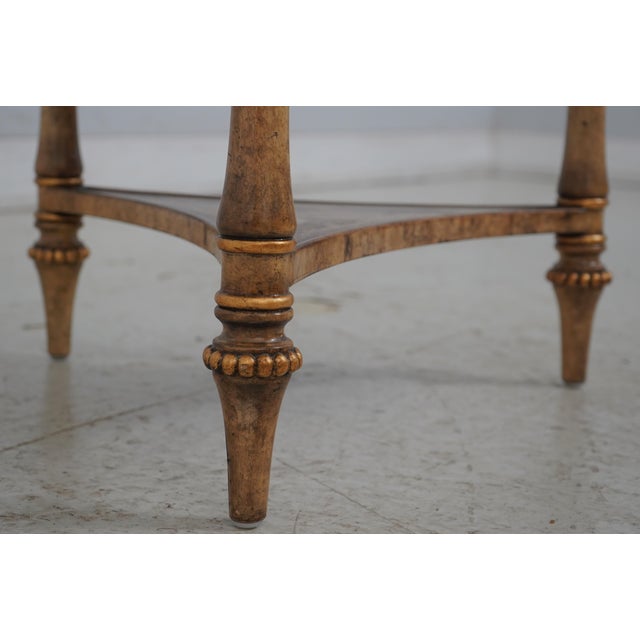 Paint Maitland Smith Chinoiserie Round Drum Table For Sale - Image 7 of 18