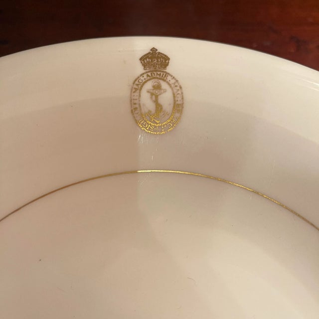 English 20th Century British Naval Gilt Compote For Sale - Image 3 of 5