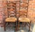 Brown Pair of Mid 19th Century Ladderback and Bobbin Chairs For Sale - Image 8 of 12