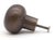 Traditional Late 20th Century Heavy Cast Bronze Ball Shaped Cabinet Knob For Sale - Image 3 of 4