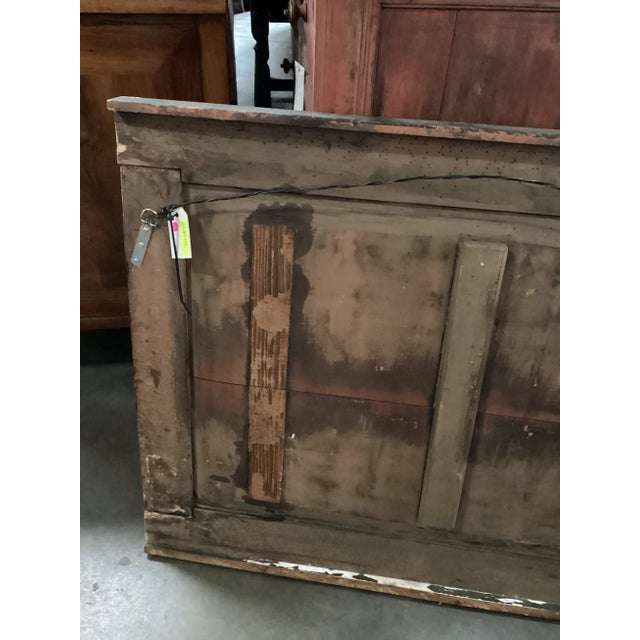 French Wood Plaque with Painted Landscape For Sale - Image 12 of 12