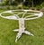 Vintage Meadowcraft “Meadow Rose” Wrought Iron Dining Set, 5 Pieces For Sale - Image 10 of 12