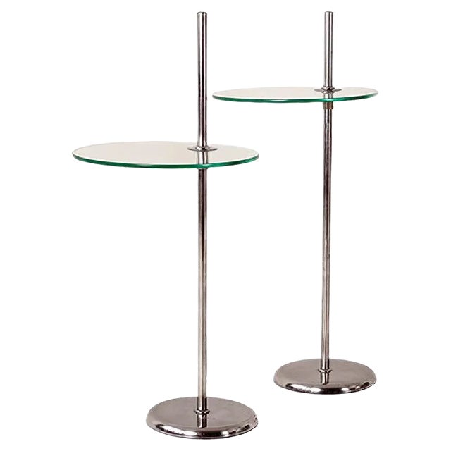 German Adjustable Side Tables, 1930s, Set of 2 For Sale