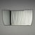 Mid-Century Modern Osvaldo Borsani Attr, Monumental Wall Mirror, Tinted Mirror, Brass, Italy, 1940s For Sale - Image 3 of 14