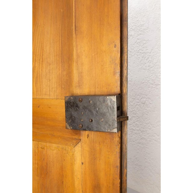 Late 18th Century Swiss Painted Wedding Pine Armoire For Sale - Image 18 of 18
