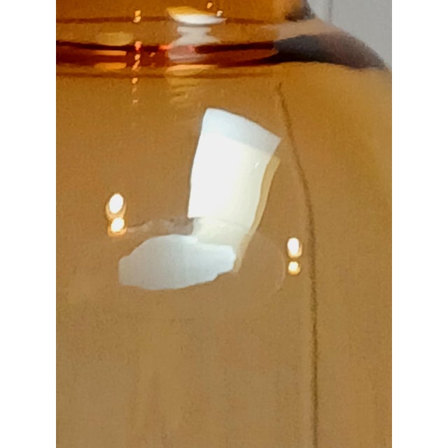 Mid-Century Modern Blenko 9732l. Topaz Floor Vase For Sale - Image 3 of 6