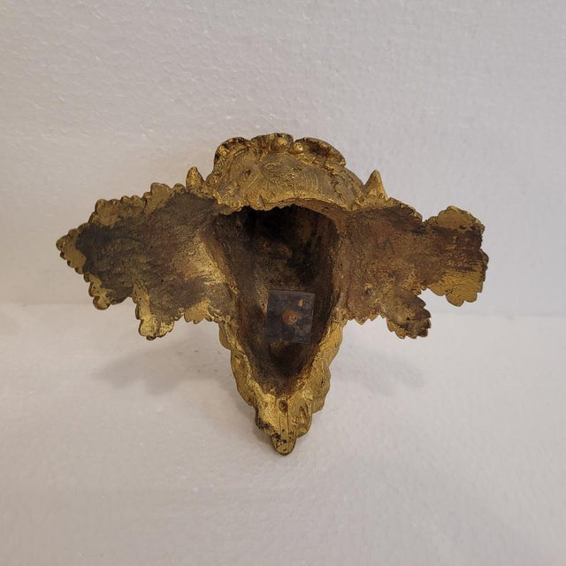 Satyr Masks in Gilt Bronze, 1800s, Set of 2 For Sale - Image 17 of 18