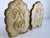 Vintage Italian Florentine Giltwood Bookends With Scalloped Edges, a Pair For Sale - Image 9 of 10