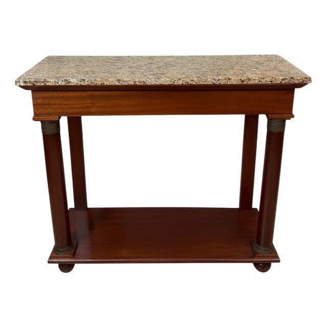 Empire Style Console Table, 1980 For Sale