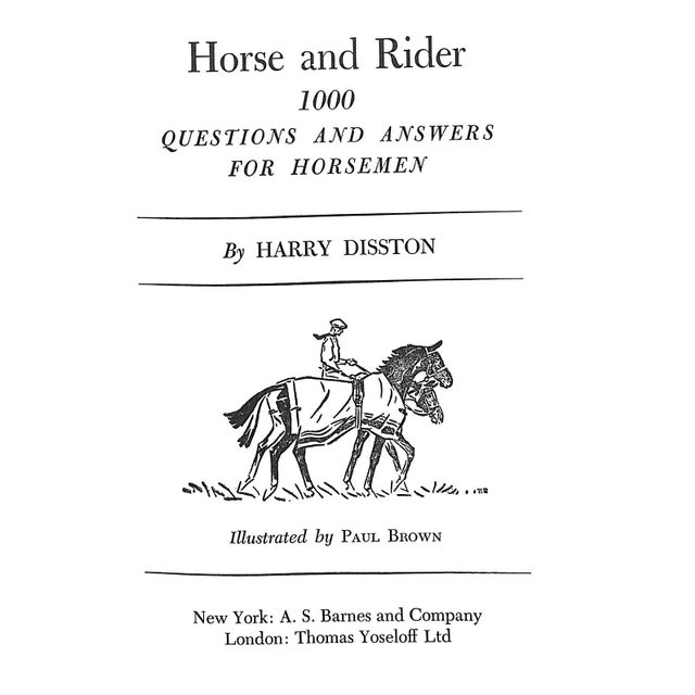 DISSTON, Harry [226] pp. A.S. Barnes and Company 1964 8 1/2" x 6" Illustrated by Paul Brown