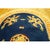 1980s Blue Dragon Modern Vintage Chinese Art Deco Carpet Knotted Wool Oval Rug For Sale - Image 9 of 9