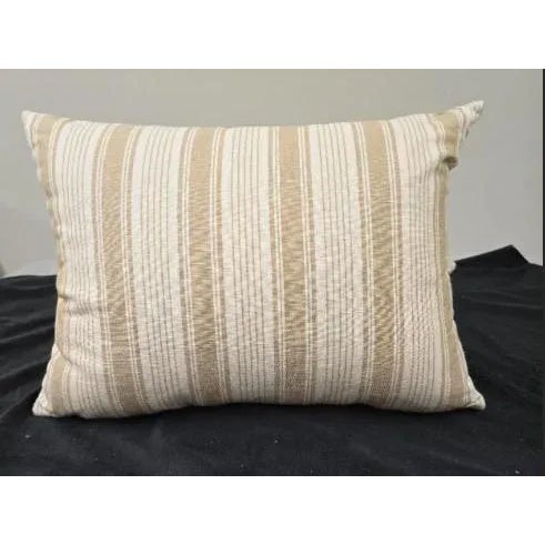 Add a vintage feel with this classic stripe F.Shumacher Ojai Stripe Pillow Set/3. This stipe pattern in this neutral tone...