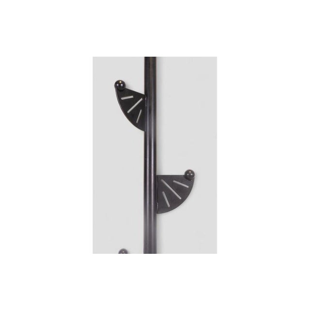 Metal Modern Black Metal Floor Coat Rack For Sale - Image 7 of 10