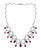 18 Carat Tear Drop Rubelite and Diamonds Necklace 14 Karat White Gold For Sale - Image 10 of 18