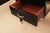A fine Art Deco Ambassador desk Designed by De Coene Frères. A partner desk with bowed front and back Black lacquer with...