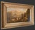 The Hudson River School Large Antique Mountain Landscape Painting, Oil on Canvas, C. 1900, Antique Frame For Sale - Image 3 of 16