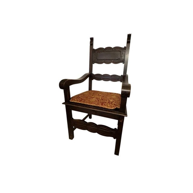 Make a grand statement with this Vintage Italian Throne Chair, a breathtaking piece of traditional European craftsmanship....