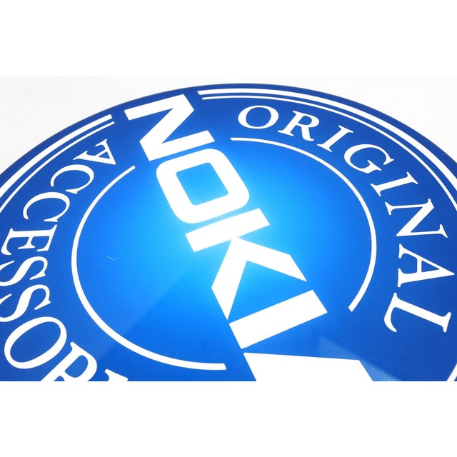 Postmodern Vintage Nokia Logo Advertising Light Sign, 1995 For Sale - Image 3 of 10
