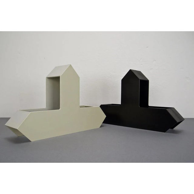 German Magazine Racks by Walter Zeischegg for Helit, 1970s, Set of 2 For Sale - Image 6 of 11