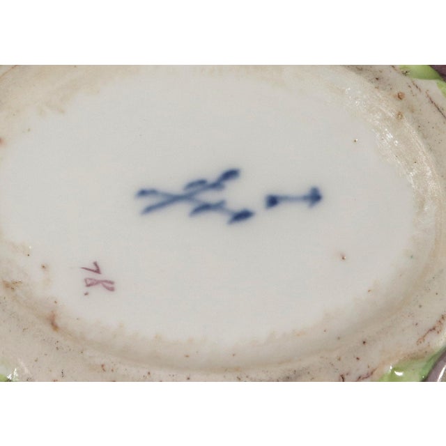 Meissen Porcelain Trompe l'Oeil Red Cabbage Box and Cover, Marcolini Period For Sale - Image 12 of 13