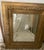 Victorian Antique Victorian Gold Giltwood Gesso Wide Frame Wall Mirror For Sale - Image 3 of 7