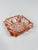 Vintage French Peach-Pink Diamond-Cut Glass Ashtray, 1950s For Sale - Image 12 of 18