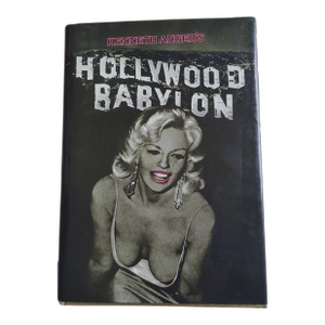Hollywood Babylon by Kenneth Anger, 1981 Gold Bell Edition Hardcover Book