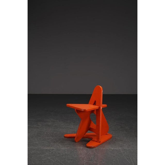 Architectural Side Chair, 1970s For Sale - Image 4 of 14