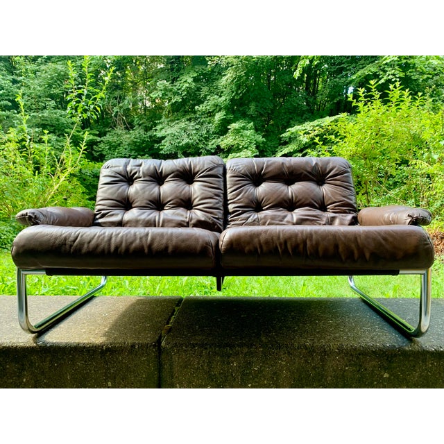 Ikea Midcentury Modern Borkum Sofa by Johan Bertil Häggström for Ikea, 1970s For Sale - Image 4 of 18