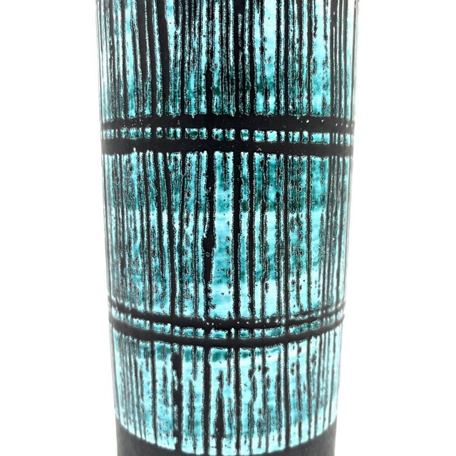 Fat Lava-Style Ceramic Vase from Strehla Keramik, 1960s For Sale - Image 4 of 11