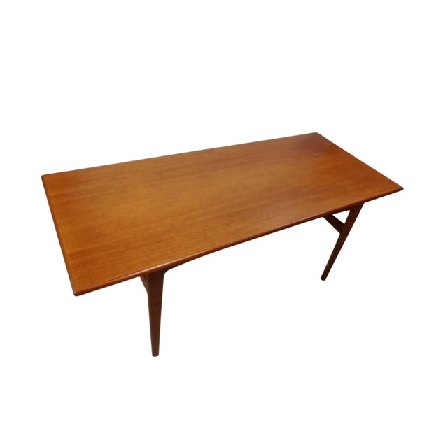 Mid-Century Danish Teak Rectangular Coffee Table, 1960s For Sale - Image 10 of 12