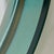 Cristal Arte Italian Aqua Glass Round Wall Mirror Attributed to Cristal Arte, 1960s For Sale - Image 4 of 10