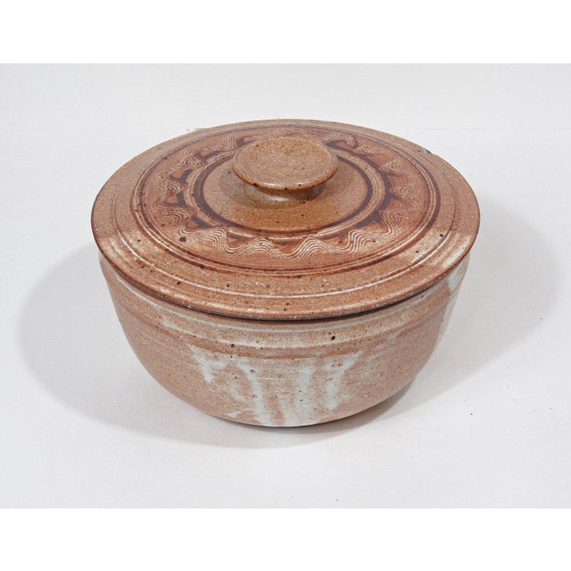 Signed Hand-Thrown Studio Pottery Steam Pot With Lid Description: A sculptural hand-thrown studio pottery steam pot with a...