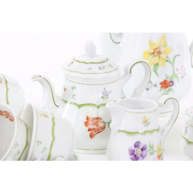German Porcelain Tea / Coffee Service for Ten For Sale - Image 9 of 13