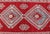 Antique Caucasian Kazak Gallery Rug in Brilliant Red With Geometric Design 5'0 X 11'0 For Sale - Image 9 of 12