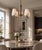 Mid 20th Century Vintage Mid-Century Modern Style 5 Arms Chandelier For Sale - Image 5 of 5