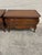 Pair of vintage Heritage Grand Tour French Louis XV style bombe chests / nightstands. Crafted from walnut and features a...