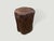 Andrianna Shamaris Modern Organic Charred Tall Side Table For Sale - Image 4 of 6