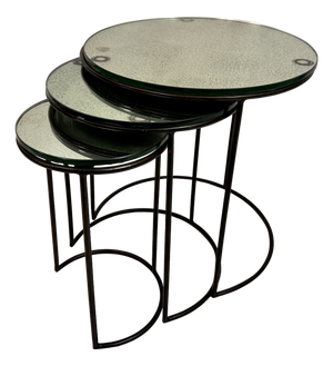 Nesting Tables by Porta Romana, 2000s, Set of 3