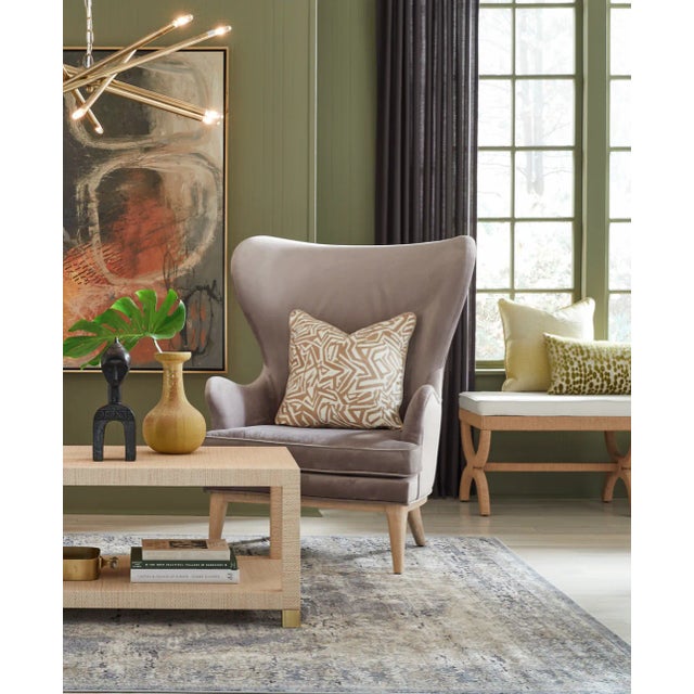 Textile Matthew Izzo Home Xanadu Bench - Neo-Classical Natural Rope Bench With White Performance Linen Cushion For Sale - Image 7 of 8
