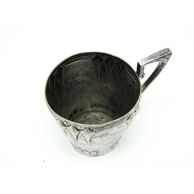 Art Nouveau Cup from Plewkiewicz, Poland, 1900s For Sale - Image 3 of 10