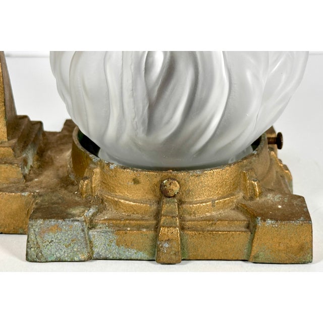 1930s Art Deco Frankart Style Nude Boudoir Lamp For Sale - Image 6 of 18