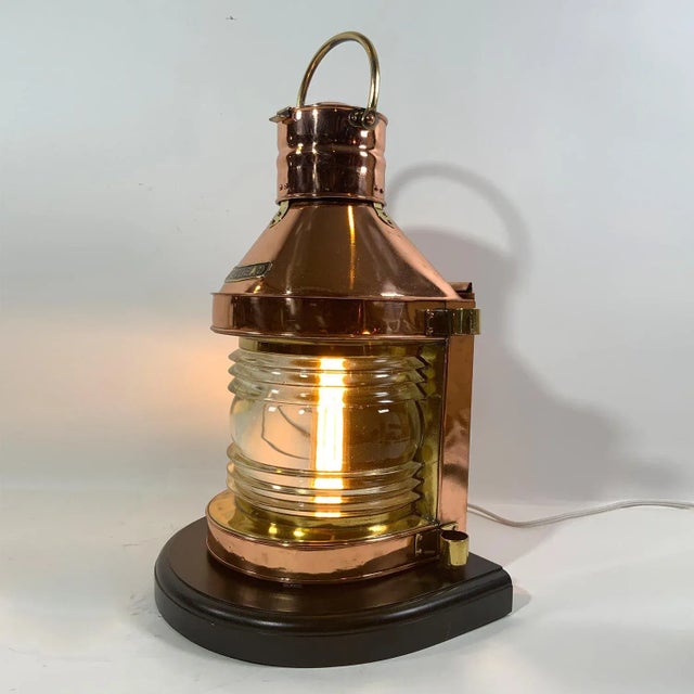 English Polished Ships Masthead Lantern For Sale - Image 4 of 8