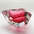 Flavio Poli Multifaceted Triangular Ashtray or Catch-All in Pink Murano Glass attributed to Flavio Poli for Seguso, Italy, 1960s For Sale - Image 4 of 9