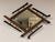 Wood Japonisme Belle Époque Beveled Bamboo Wall Mirror For Sale - Image 7 of 7