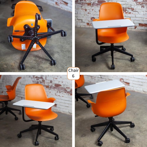 Early 21st Century Modern Steelcase Orange Node Task Chair W/Work