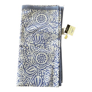 Set of 8 - Cotton Block Print Napkins Handcrafted in India For Sale