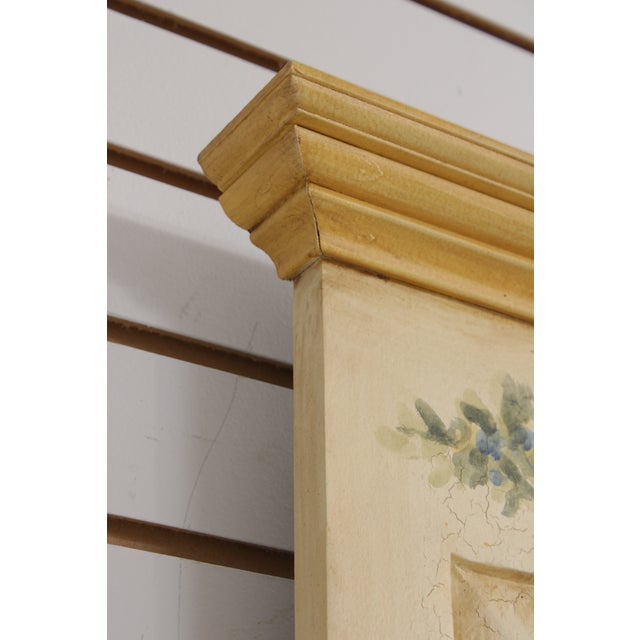 Habersham Crackle Paint Trumeau Mirror For Sale - Image 11 of 18