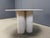 Italian Round Travertine Dining Table, 1970s For Sale - Image 4 of 14