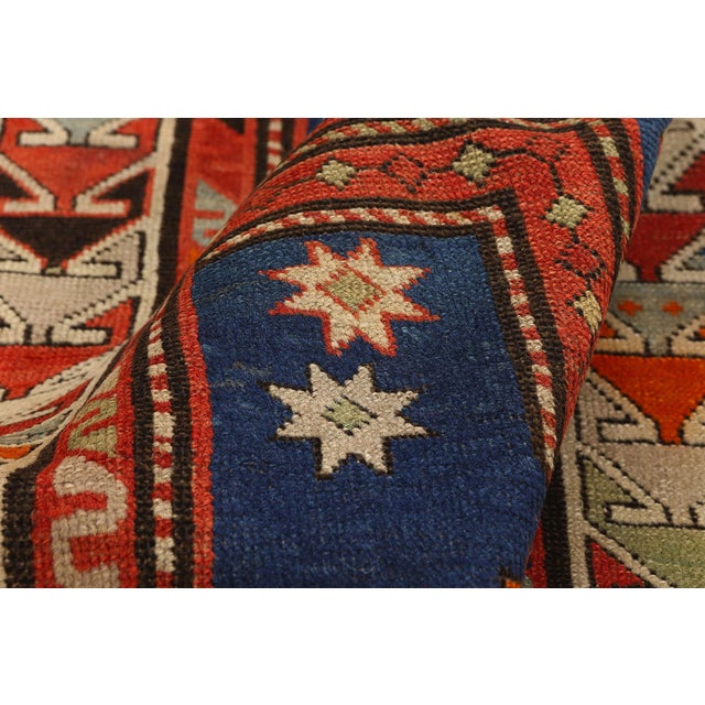Late 19th Century Caucasian Kazak Prayer Rug, 03'04 X 03'10 For Sale In Dallas - Image 6 of 10